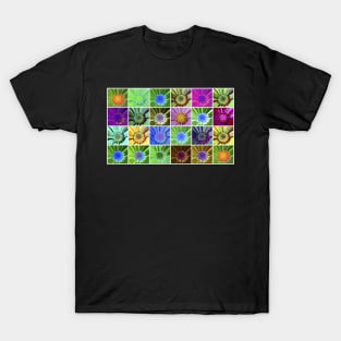 Cosmos Flower Collage T-Shirt